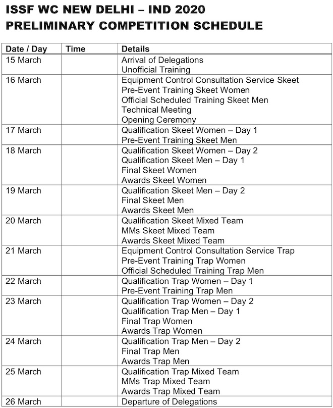 WC SH NEW DELHI 2020 Preliminary Competition Schedule List - copie.jpg WC SH NEW DELHI 2020 Preliminary Competition Schedule List - copie.jpg